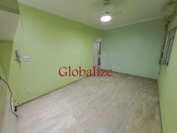 Imagem Apartamento à venda com 55m², 1 quarto, 2 banheiros, dependência, elevador e vaga coletiva or R$460.000,00 no José Menino em Santos