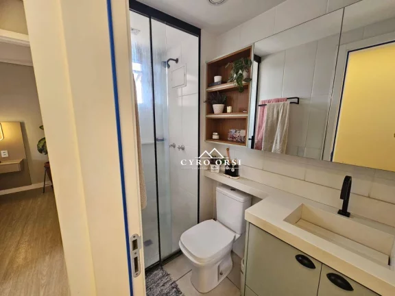 Imagem Apartamento com 2 dormitórios à venda, 48 m² por R$ 290.000,00 - Pompéia - Piracicaba/SP