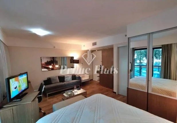 Imagem Flat disponível para venda no Meliá Ibirapuera, com 35m², 1 dormitório e 1 vaga