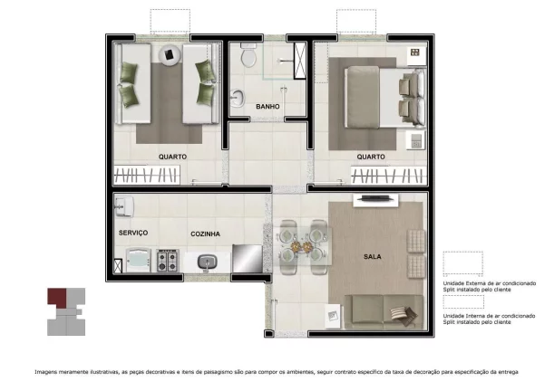 Imagem Residencial Marajoara I: Conforto e Lazer em Belém do Pará
