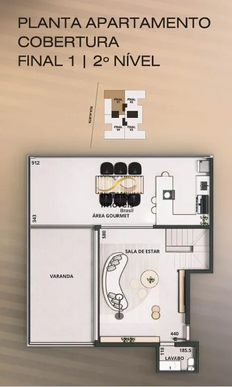 Imagem Ed. Vivere - Apartamento à venda no bairro Cruzeiro - Belo Horizonte/MG
