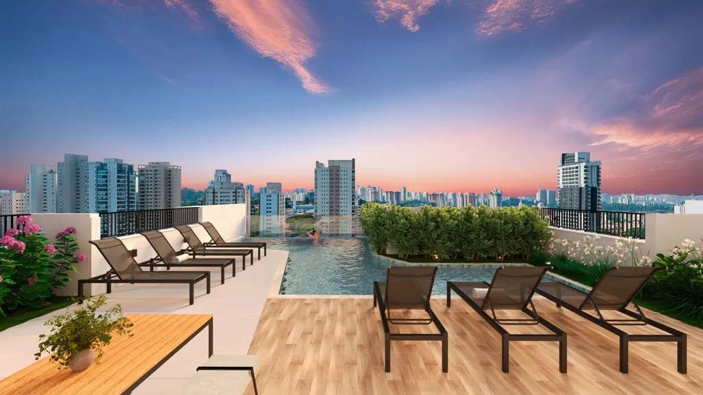 Imagem Apartamento à venda em São Paulo, Santo Amaro, com 1 quarto, 27.49m2