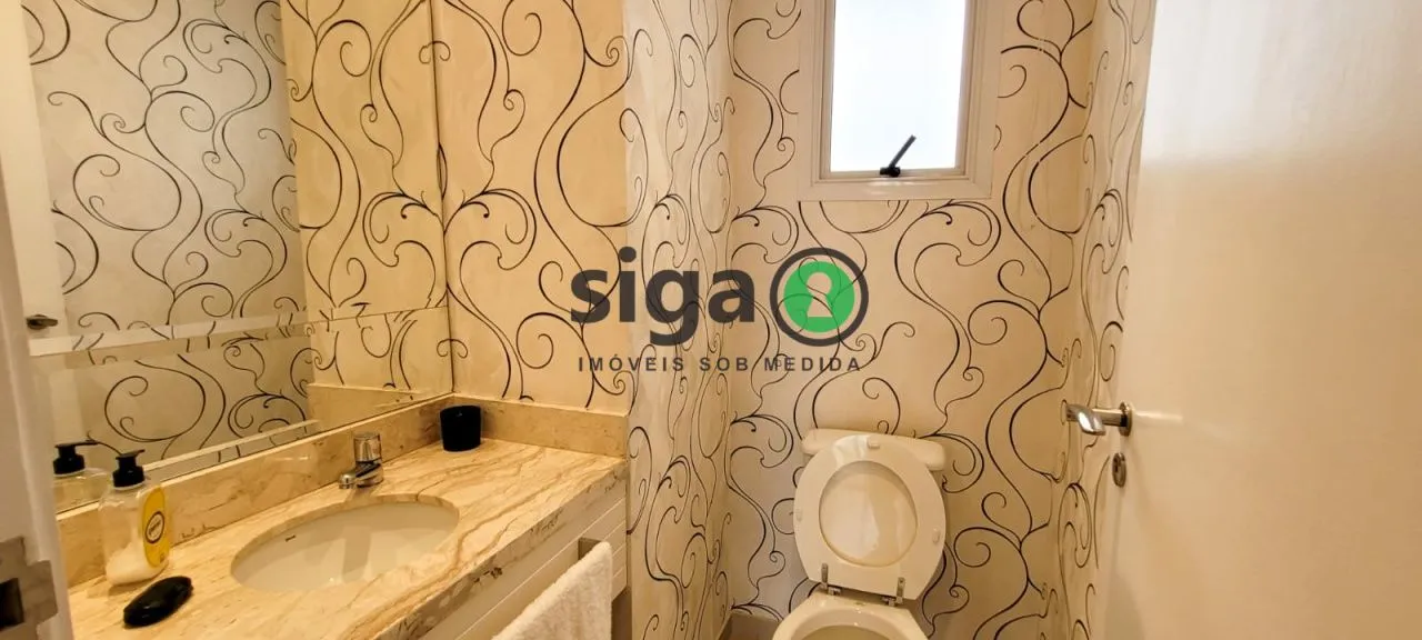 Imagem 238m² com varanda gourmet, 4 suítes e vista livre