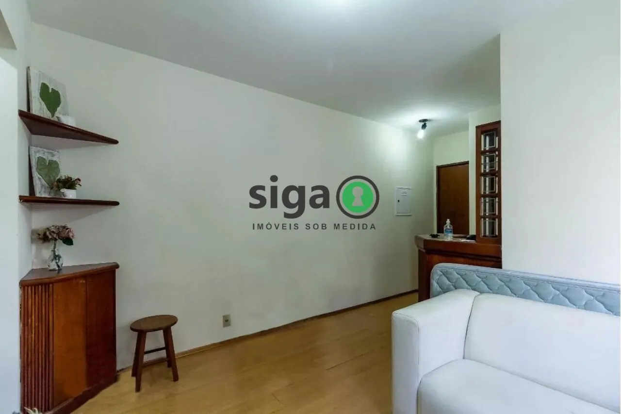 Imagem Apartamento 37 m² em Moema | 1 Dorm, Vaga Livre e Piscina no Condomínio