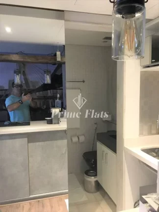 Imagem Flat disponível para venda no Estanplaza Funchal Faria Lima, com 28m², 1 dormitório e 1 vaga