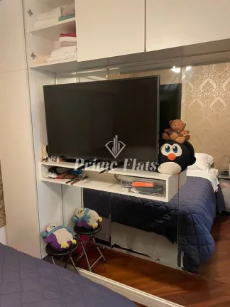 Imagem Flat disponível para venda no Condomínio Ambassador Flat Service, com 45m², 1 dormitório e 1 vaga