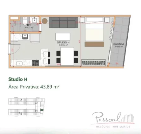 Imagem Studios, apartamentos de 1 suite e 2 suítes! Todos com vaga de garagem! Seja um dos primeiros a com...