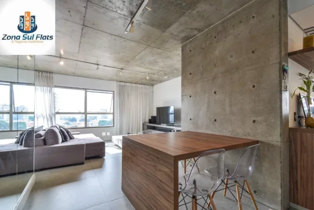 Imagem Apartamento à Venda No Campo Belo Com 1 Suíte e 1 Vaga - Semi-Mobiliado