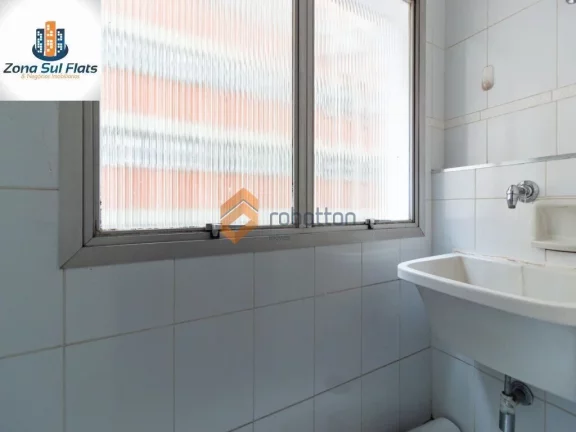 Imagem Apartamento Para Locação No Itaim Bibi Com 1 Dormitório e 1 Vaga