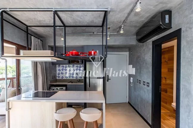Imagem Flat disponível para venda no Cyrela by Pininfarina no Itaim Bibi, com 49m², 1 dormitório e 1 vaga