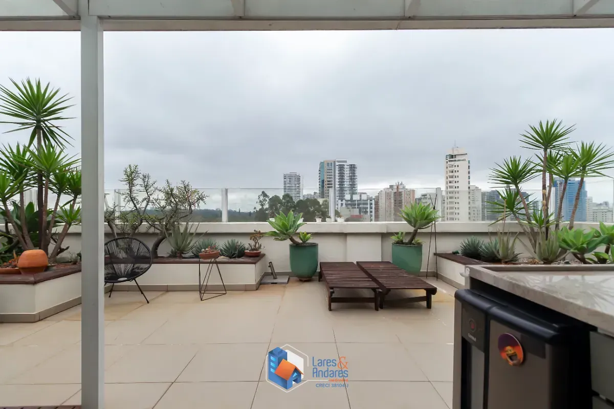 Imagem Cobertura para venda em Campo Belo com 2 quartos, sendo 1 suíte, 191m²
