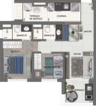 Imagem STUDIO RESIDENCIAL em São Paulo - SP, Ibirapuera