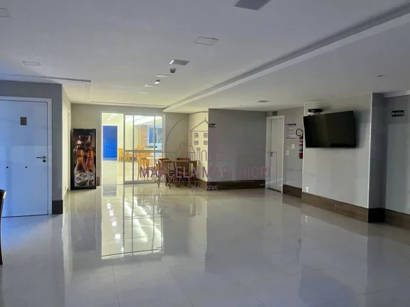 Imagem Apartamento quarto e sala, varanda grande, 1 vaga, 1 quadra do mar