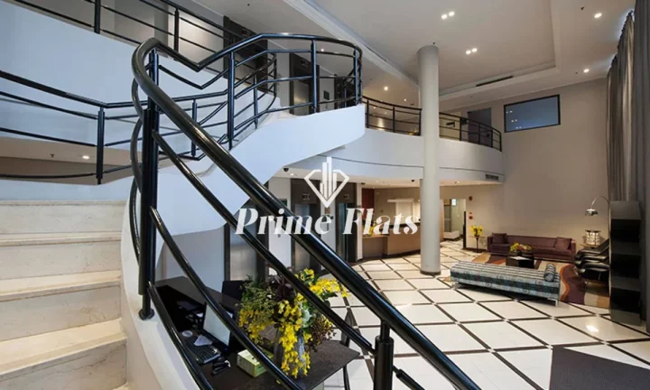 Imagem Flat disponível para venda no Quality Faria Lima, com 24m², 1 dormitório e 1 vaga
