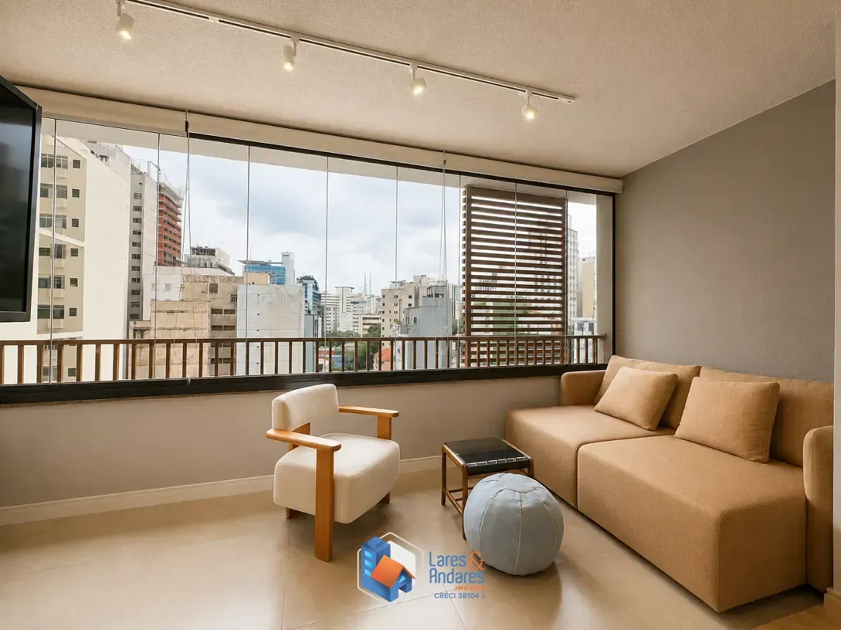 Imagem Apartamento para venda em Consolação com 1 quarto, sendo 1 suíte, 42m²