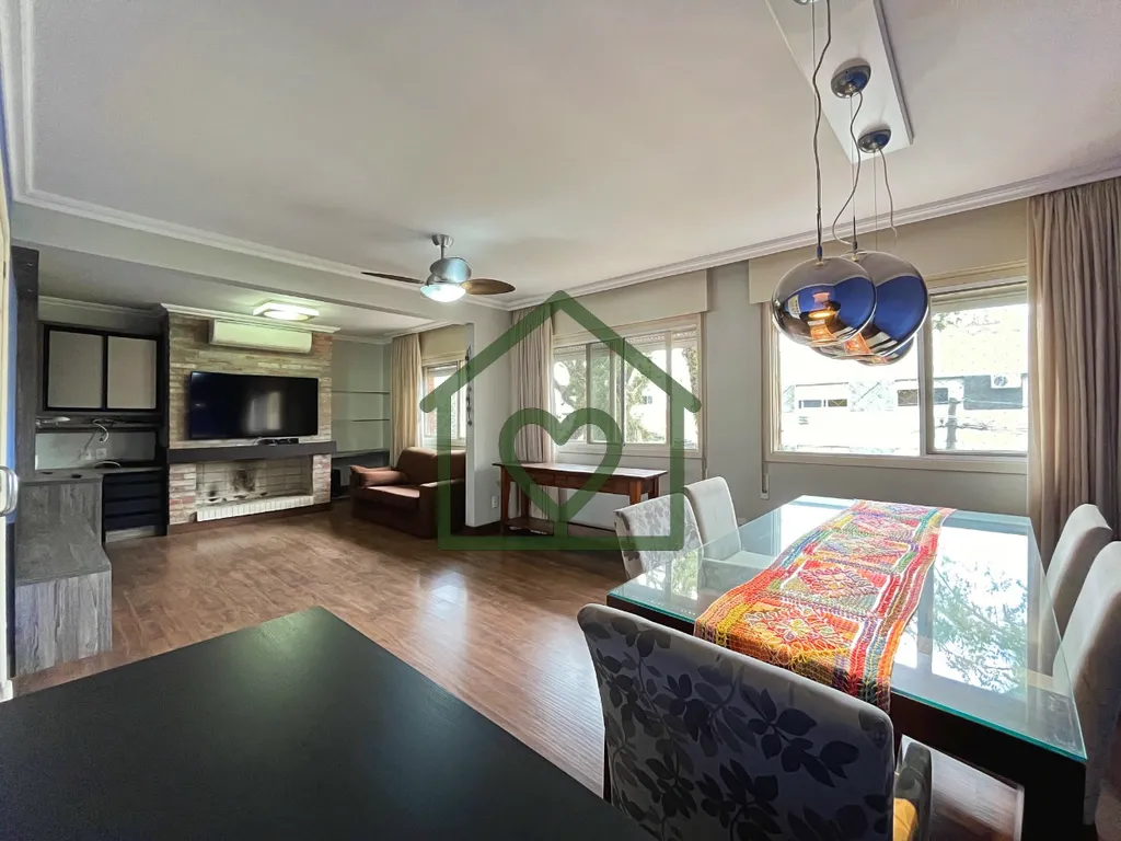 Apartamento de 107 m², 3 dormitórios, sendo uma suíte e 1 vaga de garagem Imóvel com área socia...