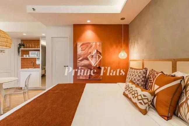 Imagem Flat disponível para locação no The World Executive Flat na Vila Olímpia, com 30m², 1 dormitório e 1 vaga