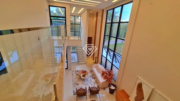 Imagem Sobrado 4 Suítes + Home, 400 m² c/ lazer à Venda no Condomínio Mirante do Lago