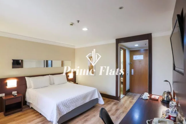 Foto do imóvel Flat disponível para venda no Transamérica Executive Congonhas, com 25m², 1 dormitório e 1 vaga em Rua Vieira de Morais