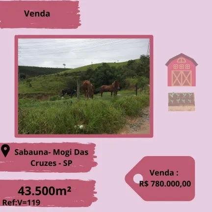 Terreno à Venda, 43.500 m² em Vila Andrade - Mogi das Cruzes