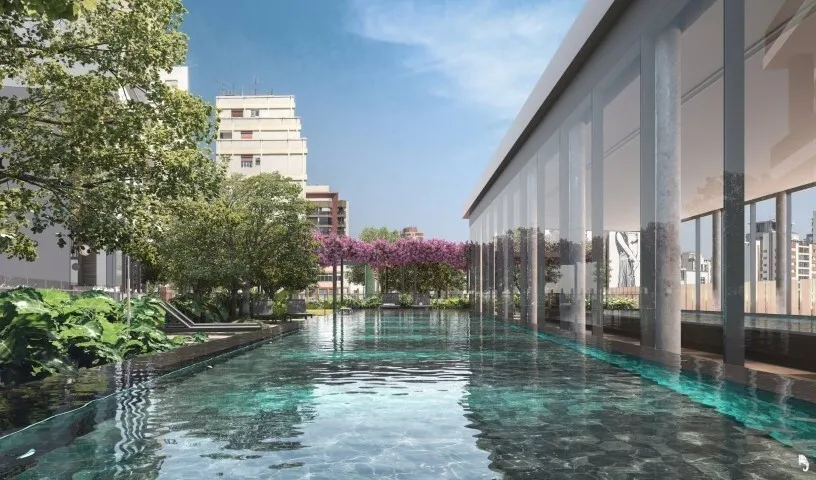 Imagem Arquitetura contemporânea nas alturas. De tirar o fôlego. São 36 andares e a melhor vista da cida...