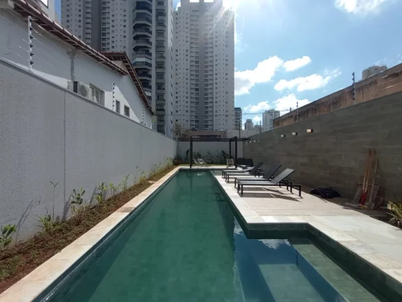 Imagem Studio de 27m², 1 dorm, vista livre 8º andar, 3 minutos da CPTM e 4 minutos do Shopping Vila Olímpia