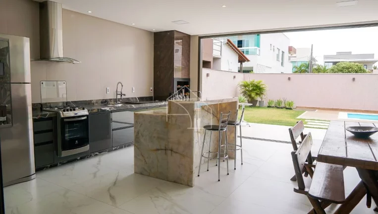 Imagem Luxuosa Casa à Venda no Condomínio Resort Boulevard Lagoa – Serra, ES