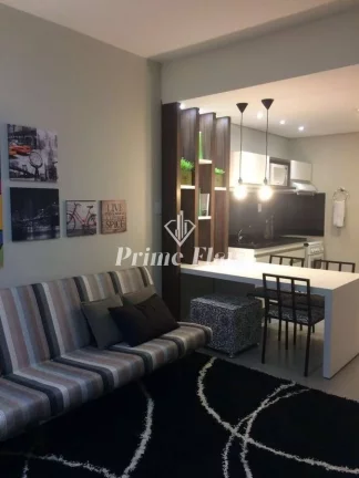 Imagem Flat disponível para locação no Le Bougainville, com 42m², 1 dormitório e 1 vaga de garagem