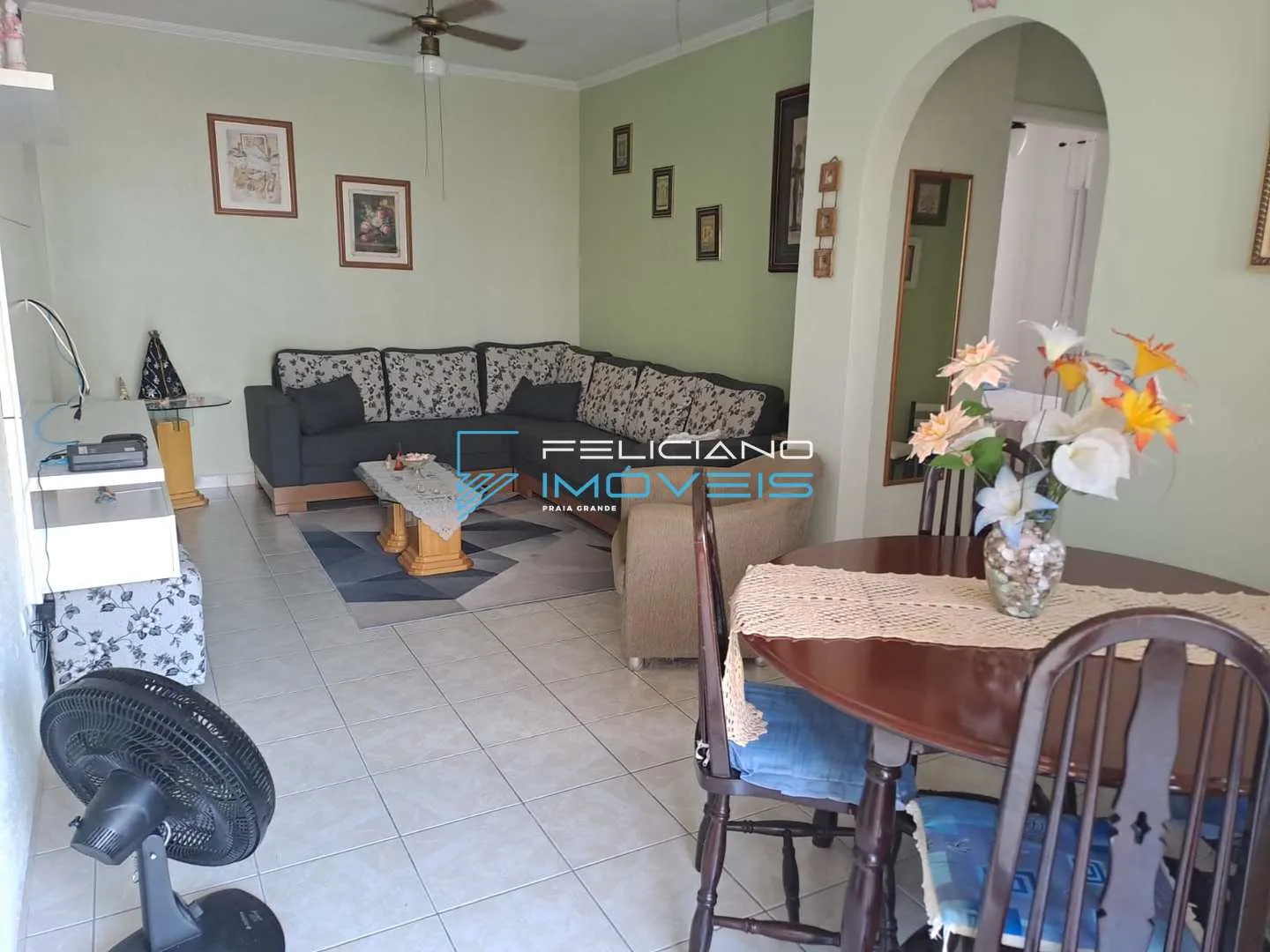 Imagem Apartamento com 2 dorms, Aviação, Praia Grande - R$ 598 mil, Cod: 4492