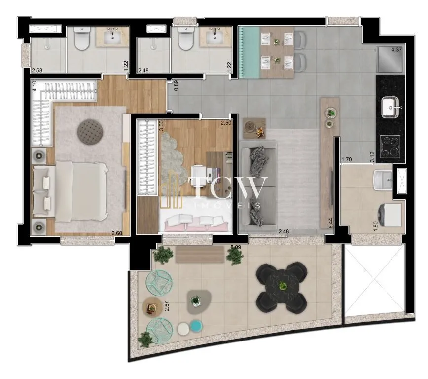 Imagem Apartamento à venda no bairro Pinheiros - São Paulo/SP, Zona Sul