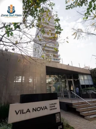 Imagem Apartamento Alto Padrão para Venda ou Locação na Vila Nova Conceição Com 1 Suíte e 2 Vagas