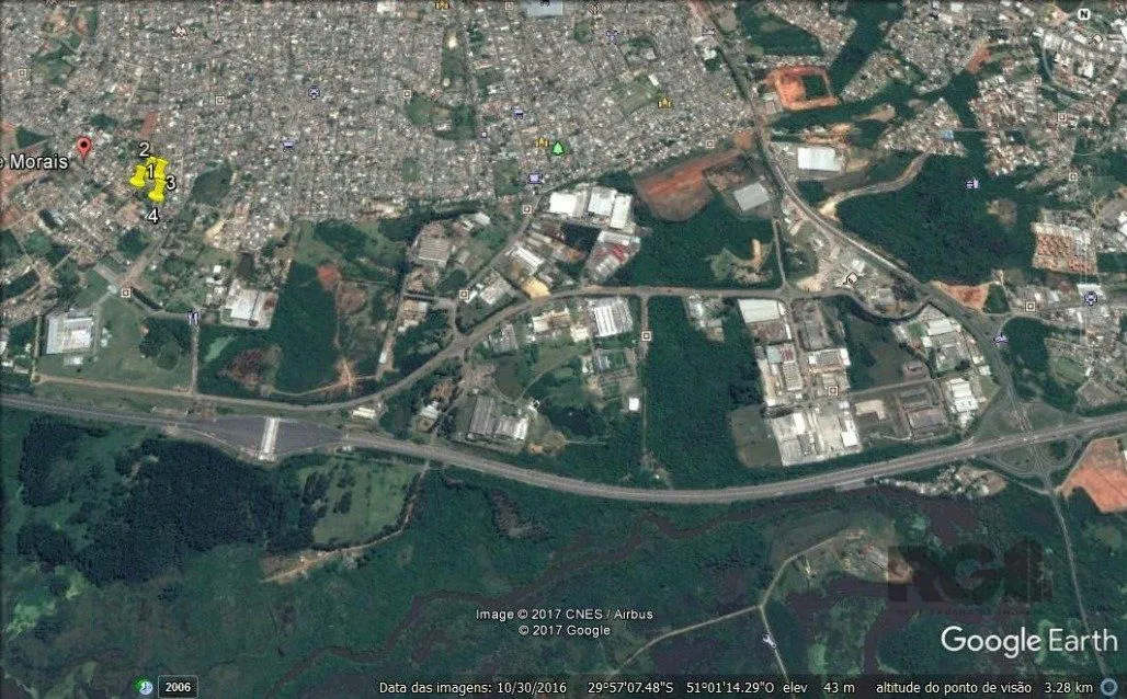 Imagem Terreno para comprar com 3.467,07m² Bairro Chácara, Gravataí