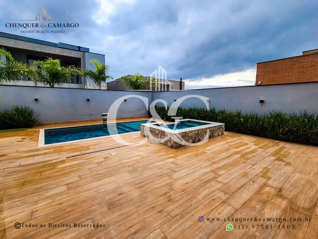 Imagem Casa porteira fechada à venda no Brisas Jundiaí, 333m², 4 dormitórios e piscina climatizada