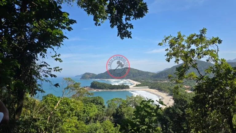 Imagem 2 CASAS VISTA PREVILEGIADA PARA A PRAIA DE CAMBURY E CAMBURIZINHO TERRENO DE 1488M² ACESSO PELA ESTRADA NO MEIO DA MATA ATLANTICA