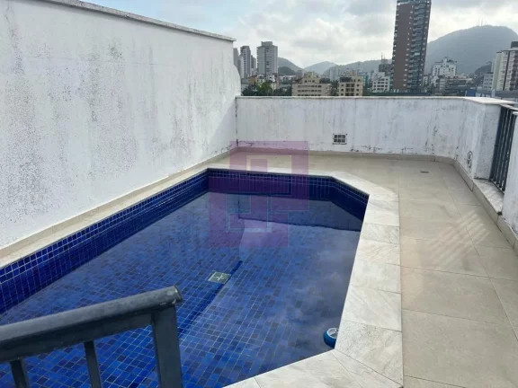 Imagem Cobertura com piscina e churrasqueira