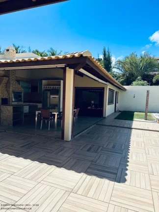 Imagem Casa de alto padrão em condomínio para locação em Catu de Abrantes, Camaçari-BA: 5 quartos, 5 suítes, 3 salas, 1 banheiro, 4 vagas, 500m².