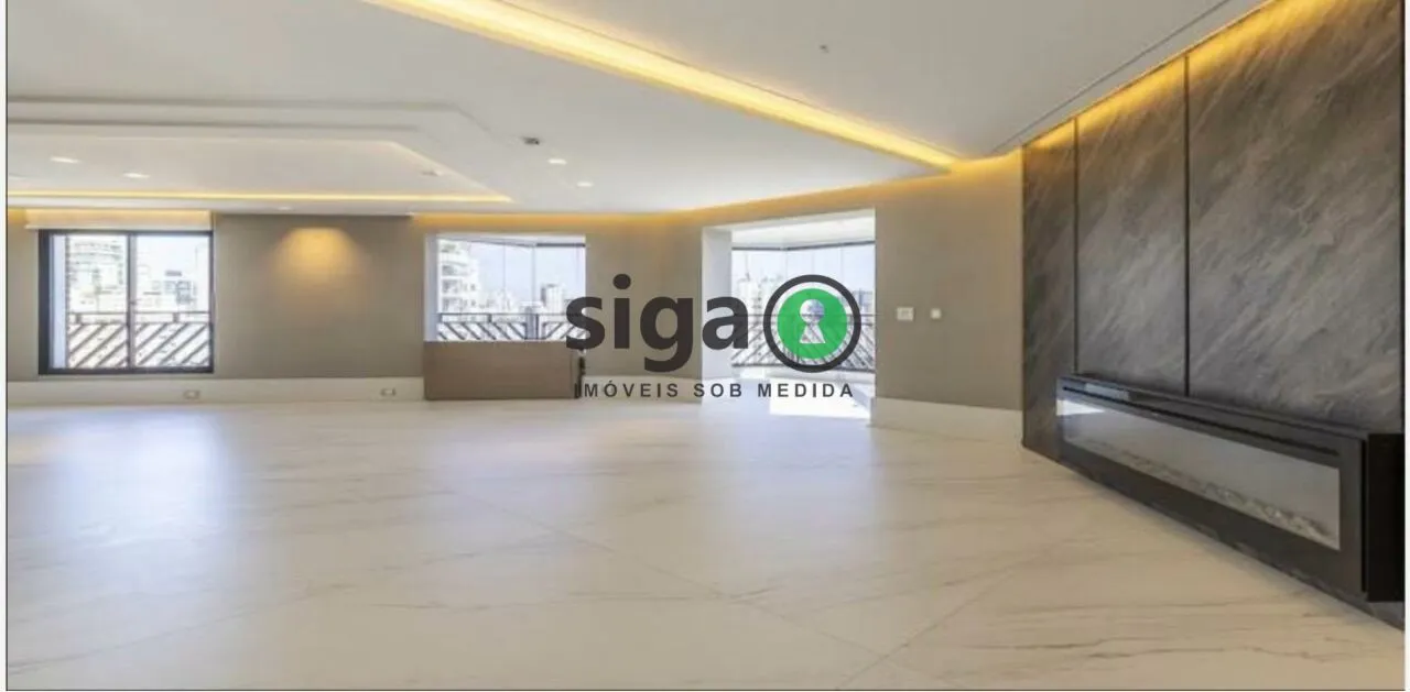 Foto do imóvel Cobertura duplex com 440m², 4 quartos sendo 2 suites, 4 vagas Sem Mobilia, Campo Belo