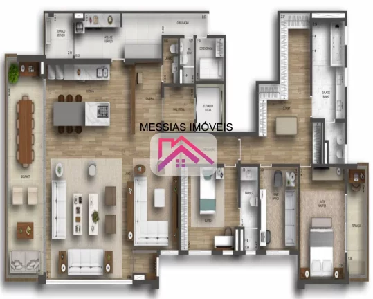 Imagem APARTAMENTOS DE 4 SUITES 5 VAGAS - AETE JARDIM PAULISTA