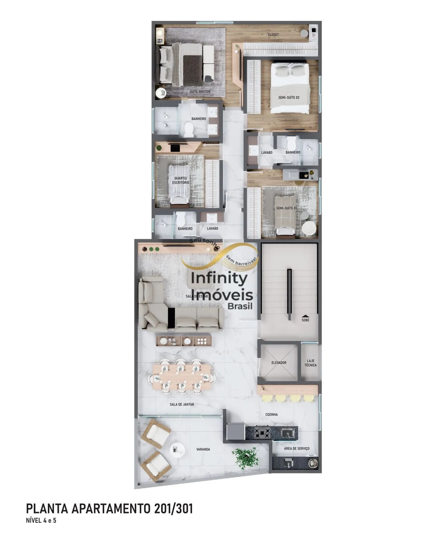 Imagem DE ANIMA RESIDENCE - Apartamento à venda no bairro Castelo - Belo Horizonte/MG
