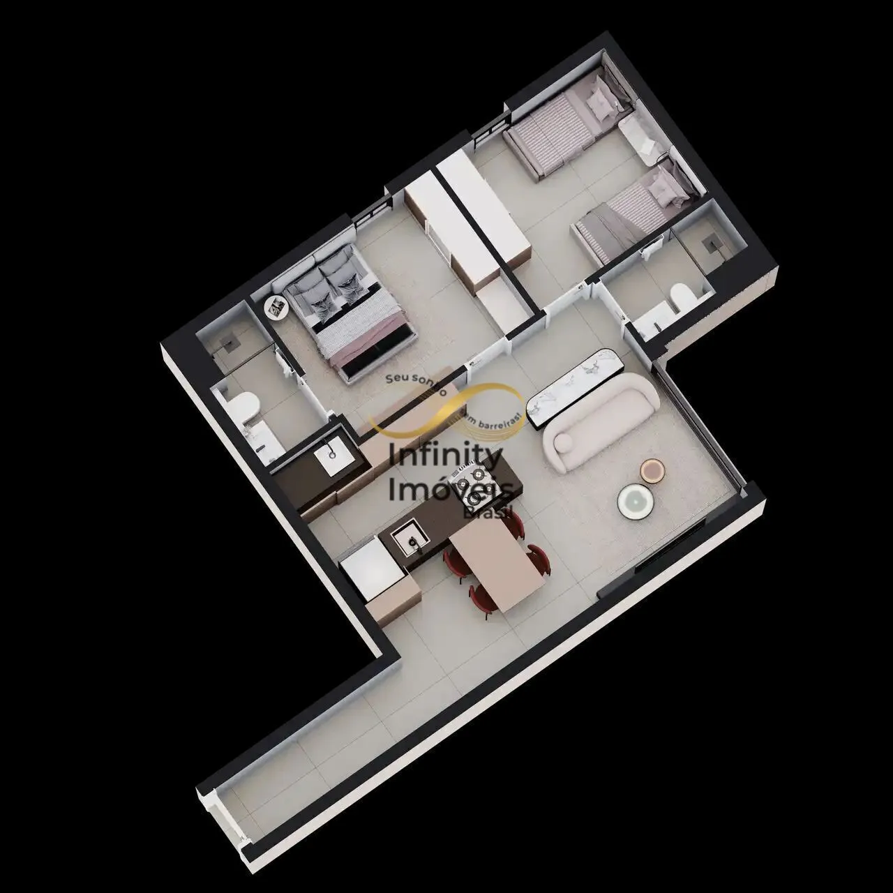 Imagem RAY - Apartamento à venda no bairro Santo Agostinho - Belo Horizonte/MG