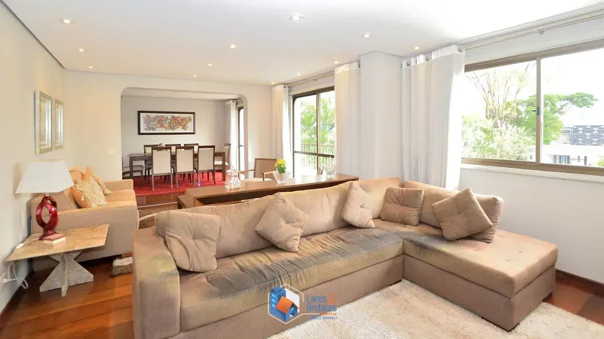 Imagem Apartamento para venda em Itaim Bibi com 4 quartos, sendo 2 suítes, 196m²