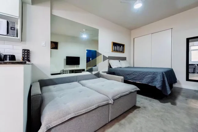 Imagem Studio para Venda em Santos, Boqueirão, 1 banheiro, 1 vaga