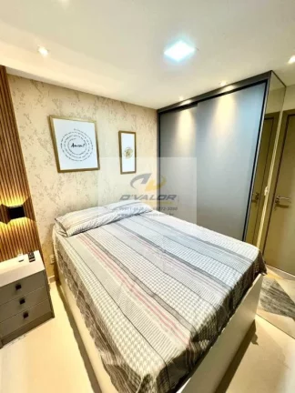 Imagem Vendo Flat 35m²,01 Quarto, Varanda Gourmet, 01 Vaga de Garagem