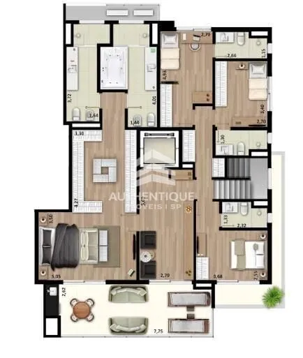 Imagem AUTHENTIQUE MOEMA - Apartamento à venda em São Paulo/SP