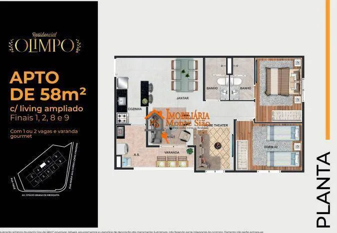 Imagem Apartamento com 3 dormitórios à venda, 58 m² por R$ 506.883,00 - Macedo - Guarulhos/SP
