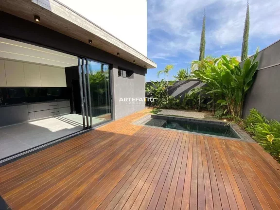 Imagem Casa de condomínio à venda, no Veredas, em Franca, Parque Universitário, com 3 quartos, 215m2