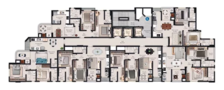 Imagem Gran Lunare - Apartamento à venda no bairro Morretes - Itapema/SC