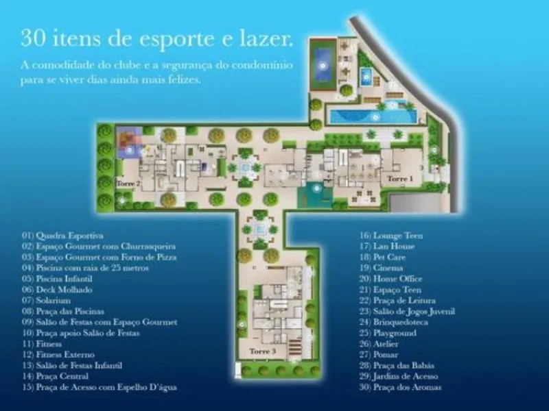 Imagem Apartamento de luxo para locação em Santo André-SP: 3 suítes