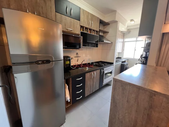 Imagem Apartamento 2 dormitórios, 1 suíte, no residencial Acquaplay todo planejado com 1 vaga de garagem demarcada no Marapé em Santos por R$ 599.000,00