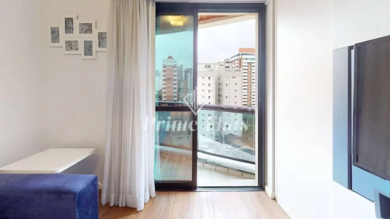 Imagem Flat no Edifício The Town Flat Service disponível para locação, com 1 dormitório e vaga